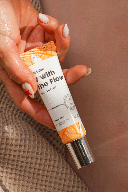 V With the Flow Gel Lubricante para el bienestar íntimo