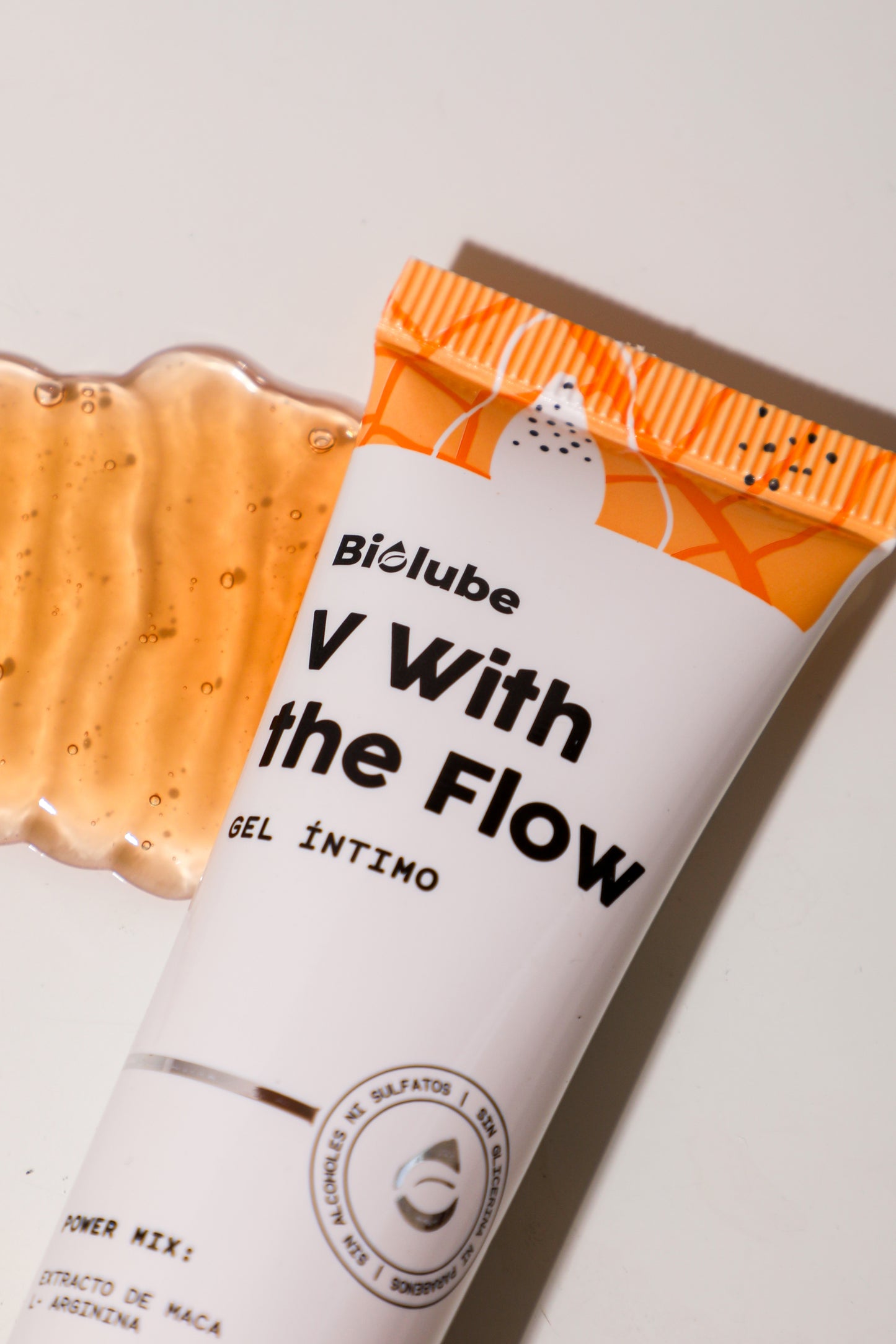 V With the Flow Gel Lubricante para el bienestar íntimo