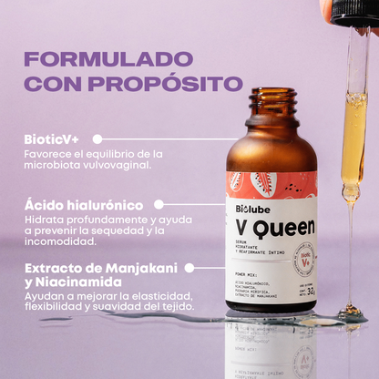 V Queen Serum Hidratante y Reafirmante vaginal
