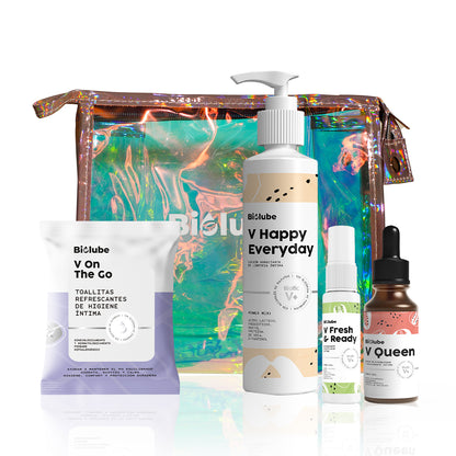 Kit Rutina Completa + 1 Pack de Toallitas + Necessaire de regalo