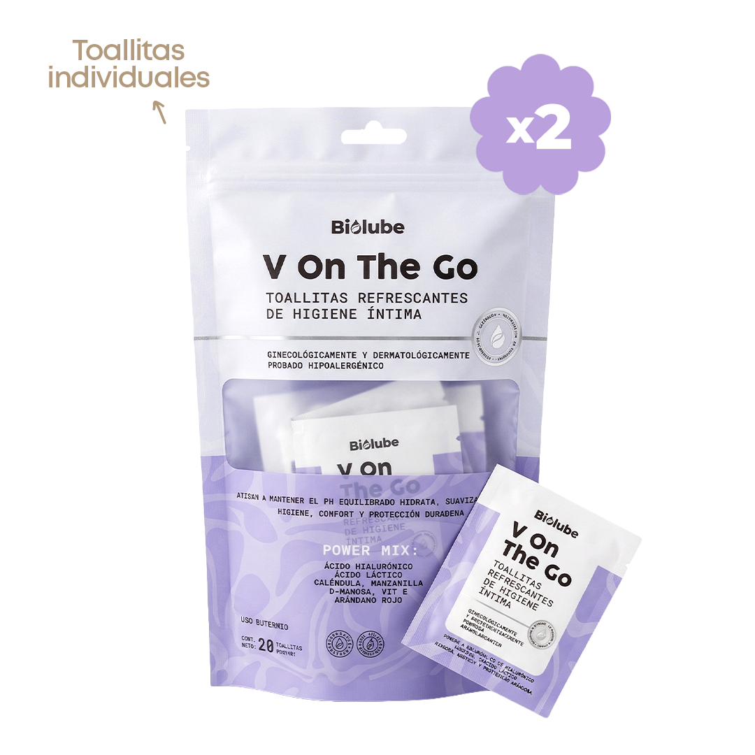 Toallitas biodegradables IN DI VI DUA LES (Pack x2)