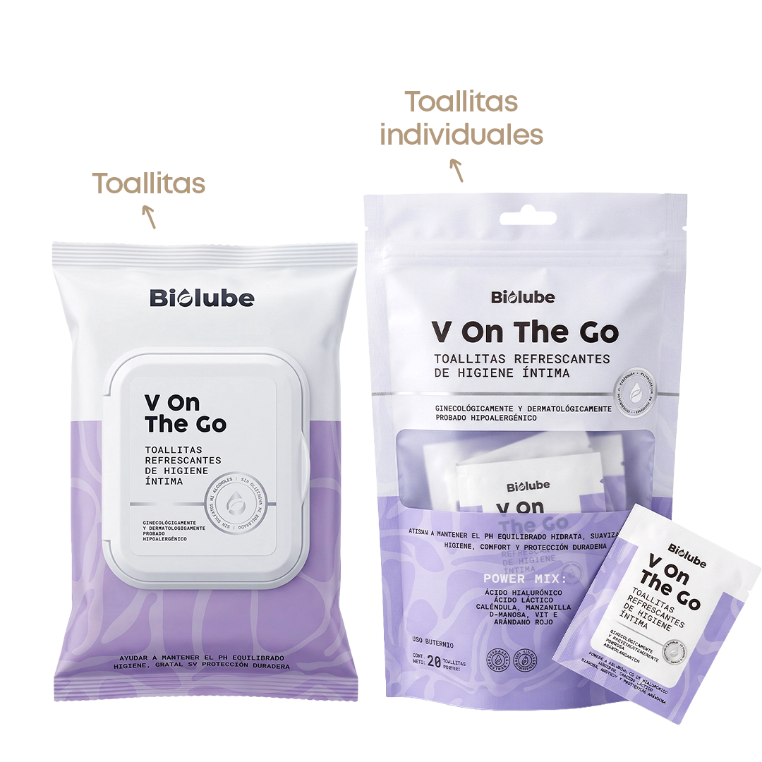 Refreshing and biodegradable intimate hygiene wipes (Pack x4)
