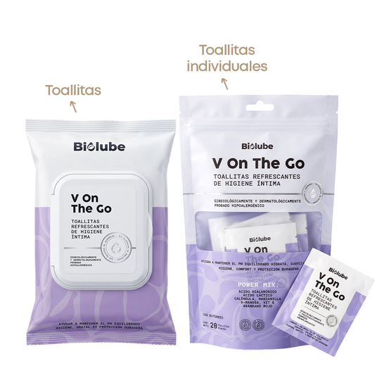 Refreshing and biodegradable intimate hygiene wipes (Pack x4)