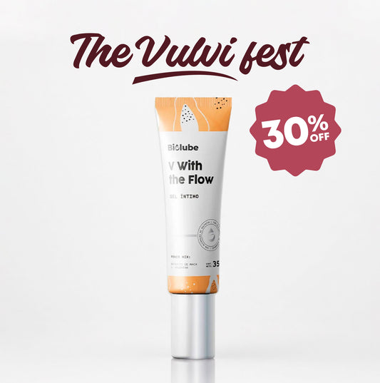 V With the Flow Gel Lubricante para el bienestar íntimo